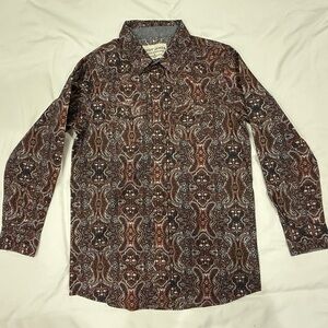 Boys Paisley Brown Shirt